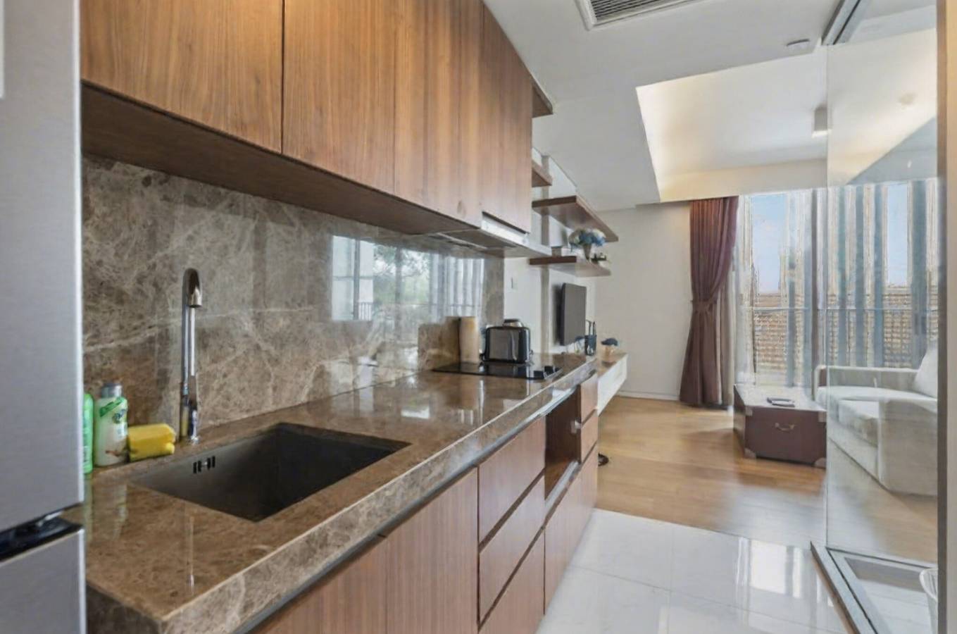 Ganze Wohnung, S39 - 1 Schlafzimmer Downtown Apt mit Balkon und Pool in Watthana District, Bangkok