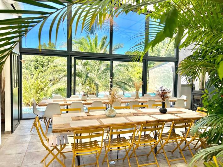 Location de vacances pour 8 personnes, avec sauna et jardin ainsi que piscine et jacuzzi à Montségur-sur-Lauzon - 4