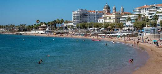 Gîte pour 4 personnes, avec balcon dans Plage Beau Rivage Saint Raphael