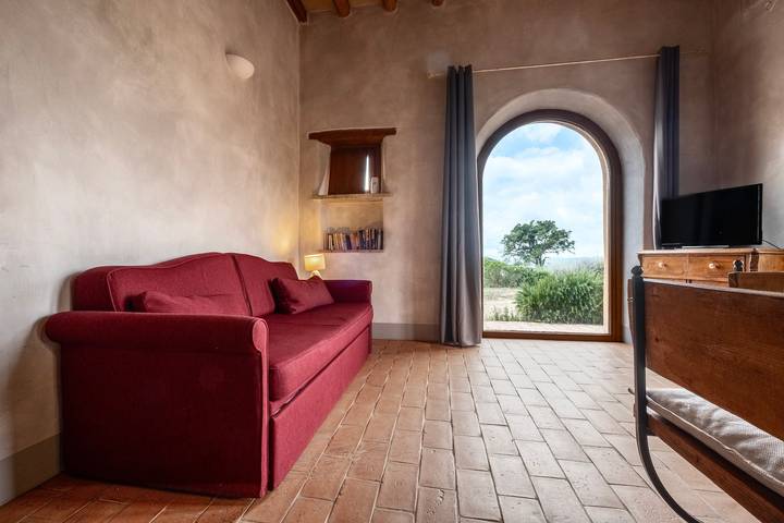 Hel lejlighed, Apartment 'Vulcinea In Poggio Rocco' with Private Terrace, Wi-Fi and Air Conditioning in Manciano (kommune), Grosseto Provinsen