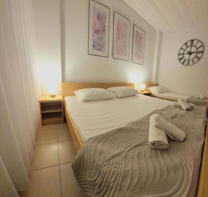 Appartement de vacances pour 4 personnes, avec jardin et vue, adapté aux familles