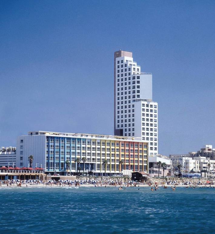 Hôtel pour 2 personnes, avec jacuzzi et piscine ainsi que terrasse et sauna à Tel Aviv