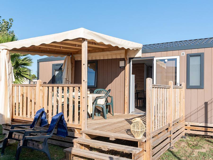 Camping Club La Côte des Roses 4* - Ms Vacances - Mobilhome 6 personnes - Cottage - 3 Chambres - Tv - Clim - Lv in Les Ayguades, Narbonne