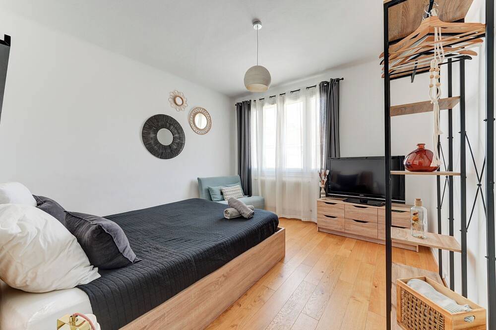 Ganze Wohnung, ⭐️ 60m2 in der Nähe von Eurexpo, Groupama-Stadion, Hfme ⭐️ in Bron, Rhône