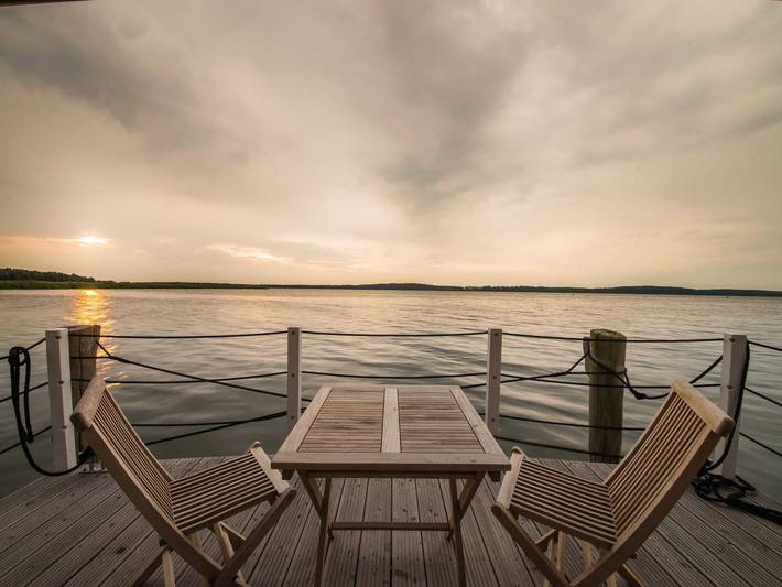 Ferienwohnung für 4 Personen, mit Seeblick und Ausblick sowie Terrasse in Krummin - 4