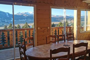Chalet pour 12 personnes, avec balcon et jardin, animaux acceptés à Matemale