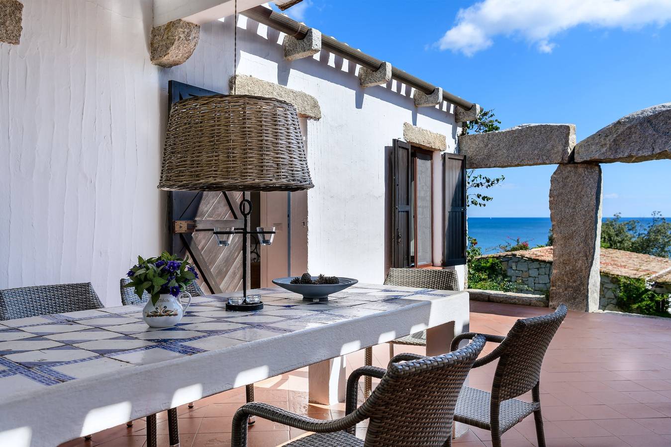 Villa 'Casa 15' con vista mare, terrazza privata e aria condizionata in Castel Sant'Elmo, Castiadas