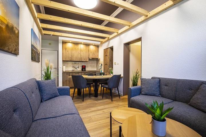 Ferienwohnung für 4 Personen, mit Terrasse und Garten sowie Sauna und Ausblick in Wittmund