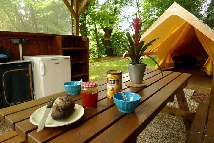 Zelt für 4 Personen, mit Haustier in der Bretagne