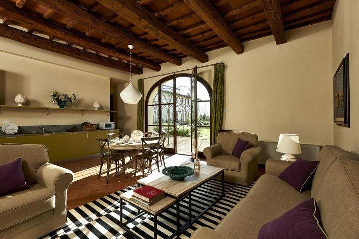 Villa per 2 persone, con Terrazza e Giardino nonché Piscina e Panorama a Bagno a Ripoli