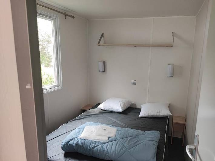 Sun & Sea sur Camping Le Bosc - Mobilheim 5 personen - 3 Schlafzimmer - Klimaanlage + Tv 4/5 pers. in Saint-Cyprien, Mittelmeerküste (Frankreich)