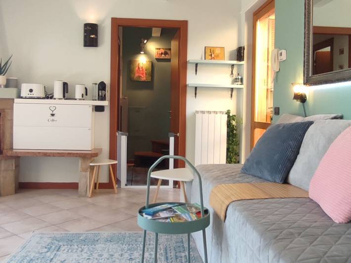 Oasi Azzurra - Drei-Zimmer-Wohnung in einer kleinen Villa mit Terrasse in Fonteno, Lago d'Iseo