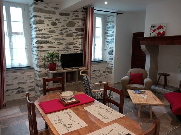 Appartement de vacances pour 3 personnes, avec jardin