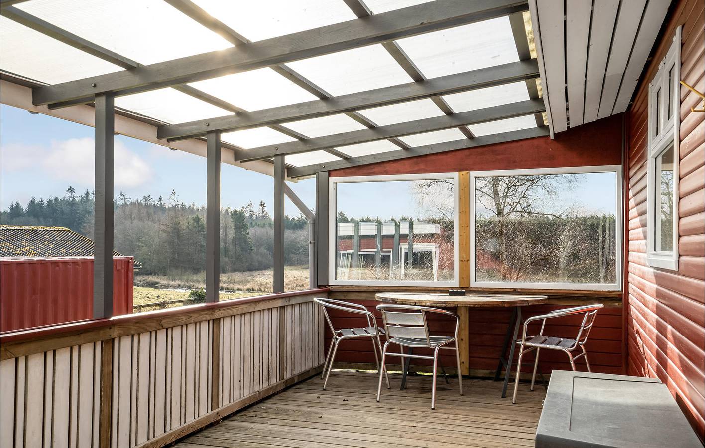 Ferienhaus für 6 Personen mit Terrasse in Vejle und Umgebung