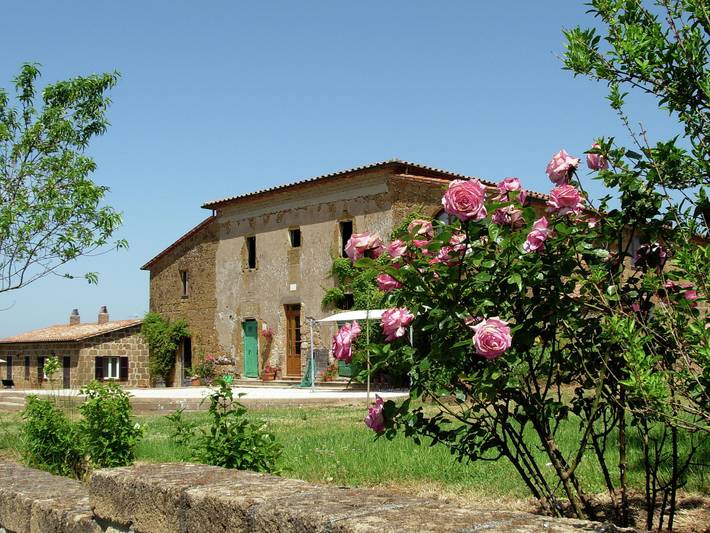 Agriturismo per 6 persone, con Terrazza e Giardino nonché Piscina a Sorano