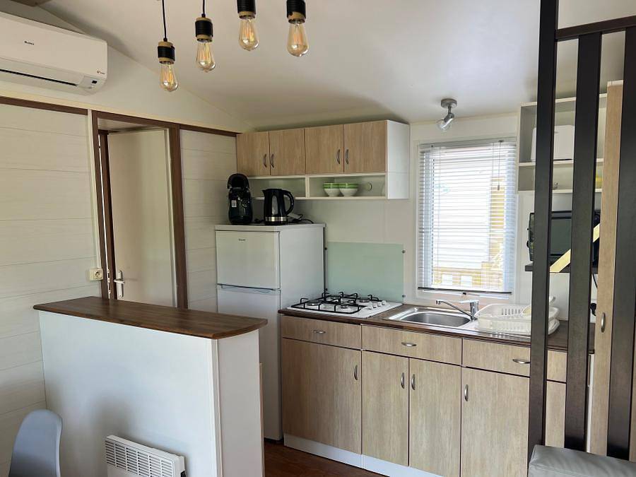 Camping Vallée de L'Indre - Mobilheim 4 personen - 2 Sdb Klimaanlage in Montbazon, Tours und Umgebung