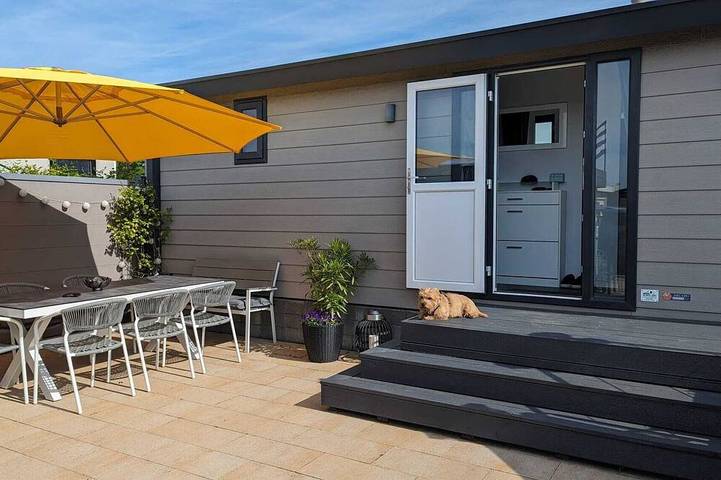 Chalet für 5 Personen, mit Terrasse und Garten, mit Haustier in Renesse