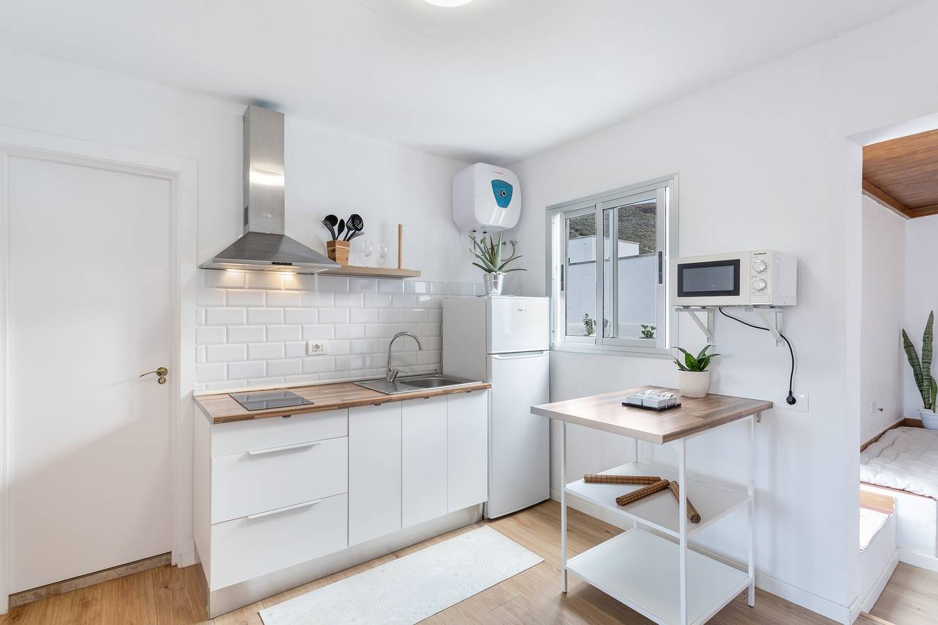Ganze Wohnung, Ferienwohnung 'Welcome La Tercera' mit Meerblick, privater Terrasse und Wlan in Villa de Agaete, Agaete