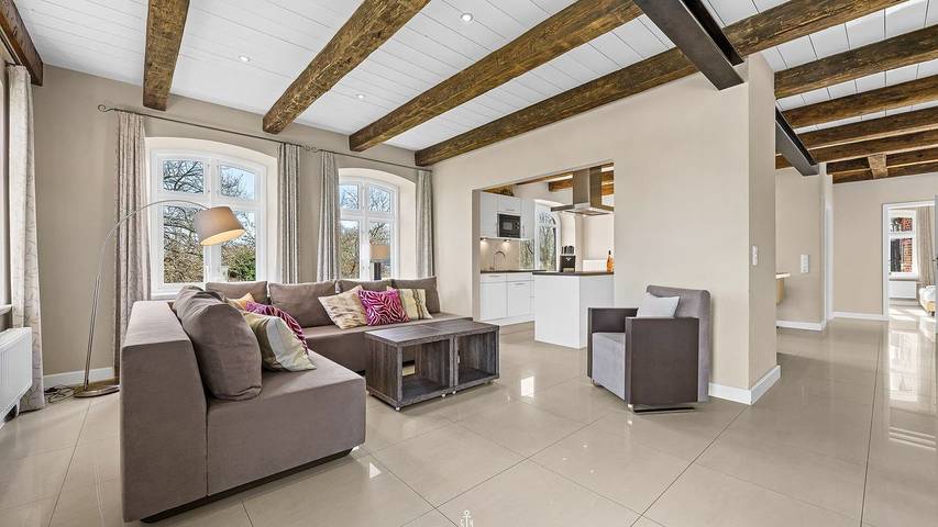 Ferienwohnung für 4 Personen, mit Balkon und Sauna sowie Garten - 1