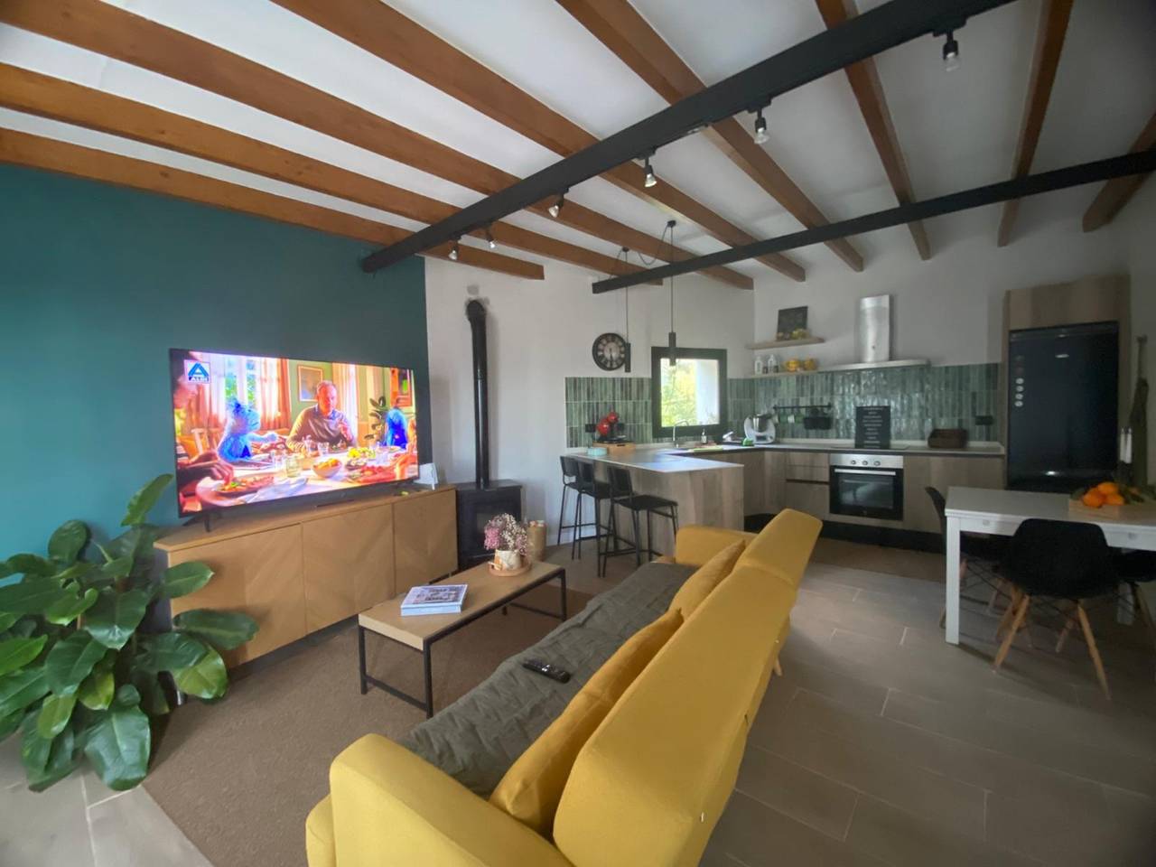 „El Llano“ mit Meerblick, privatem Pool und Wlan in La Orotava, Teneriffa Nord