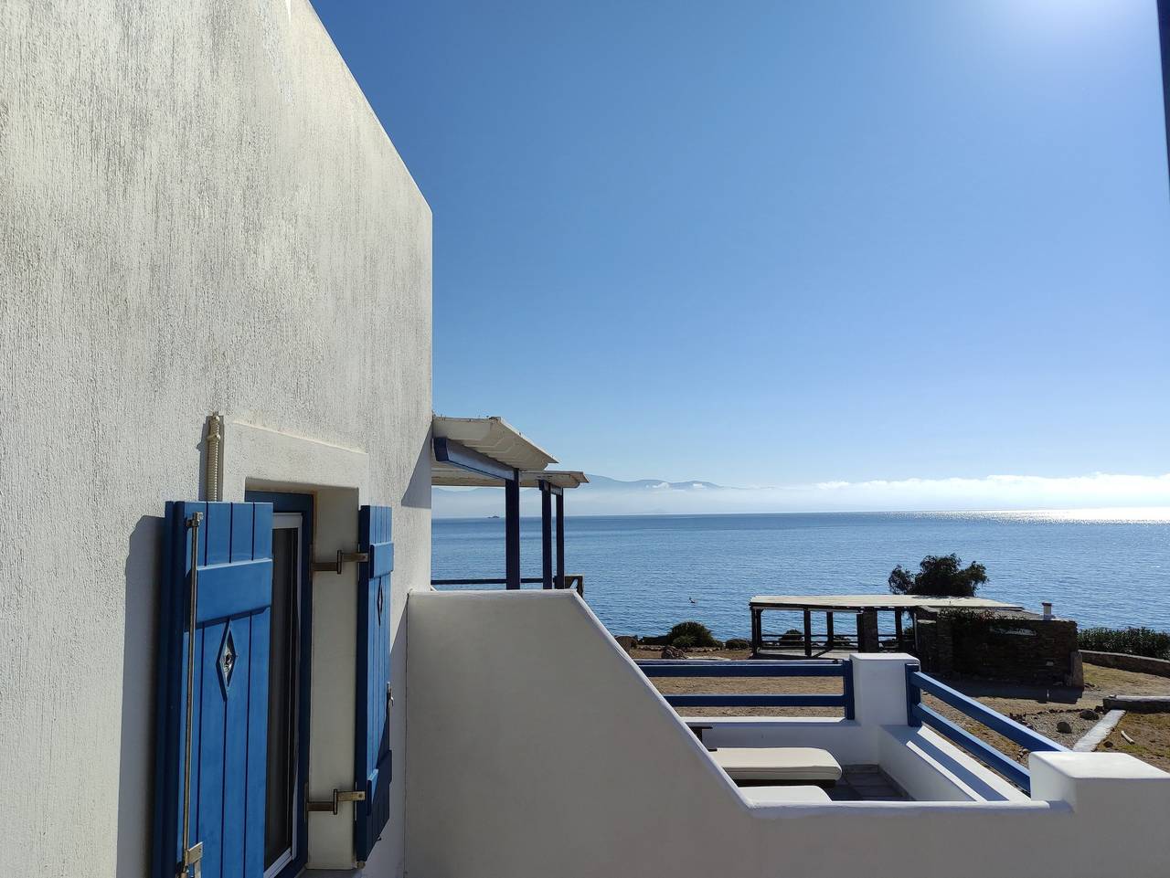 Appartamento intero, Appartamento 'The Aegean Junior Suite' con vista mare, Wi-Fi e aria condizionata in Paros