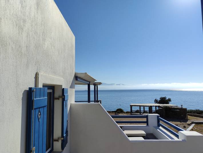 Ferienwohnung für 2 Personen, mit Balkon und Garten auf Paros