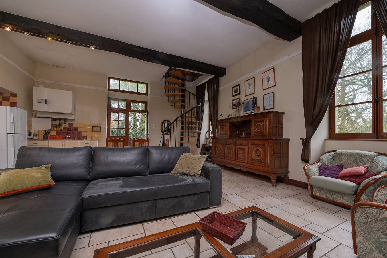 Casa de Vacaciones 'Le Crévy - Le Chateau - 8 Pers' con Terraza Privada, Jardín Común y Wi-Fi in La Chapelle-Caro, Región de Vannes