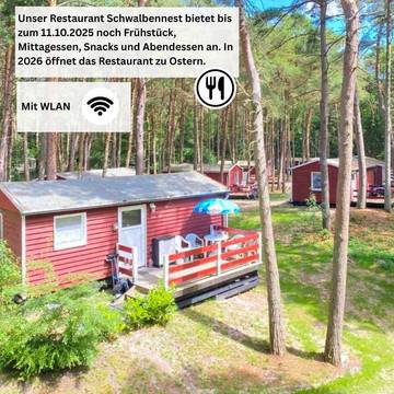 Bungalow für 3 Personen, mit Sauna und Balkon/Terrasse, kinderfreundlich auf Rügen
