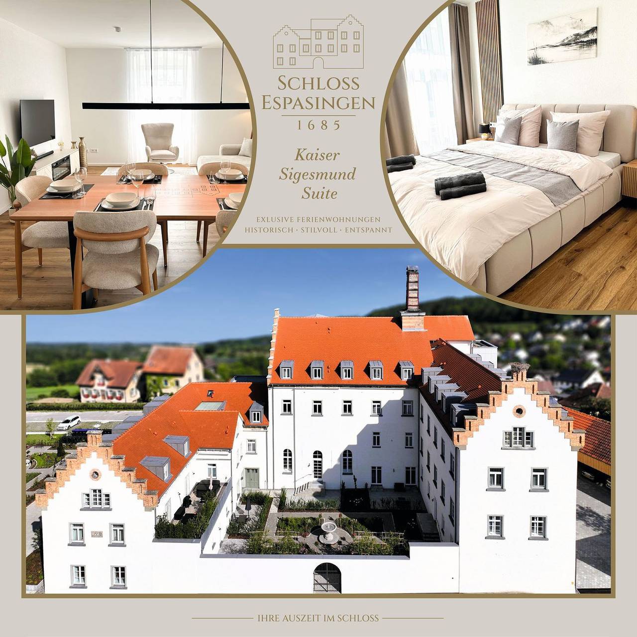 Ganze Wohnung, Schloss Espasingen am Bodensee | Suite 11 in Espasingen, Stockach