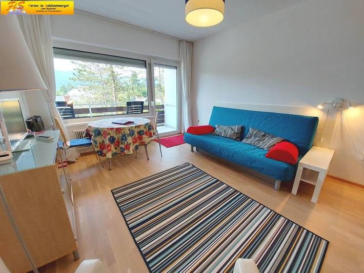 Ferienwohnung für 2 Personen, mit Balkon und Garten sowie Ausblick