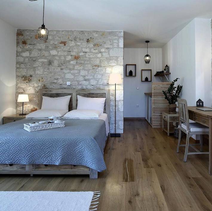 Ferienwohnung für 2 Personen, mit Terrasse und Garten in Tsoukalades