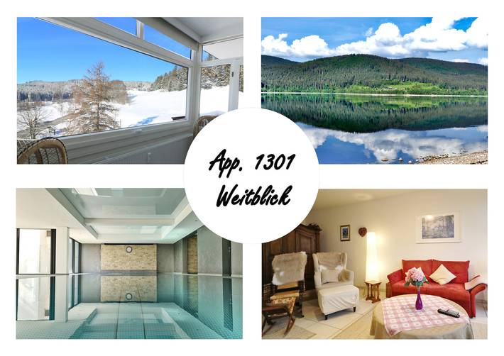 Ferienwohnung für 2 Personen, mit Balkon und Sauna in Schluchsee