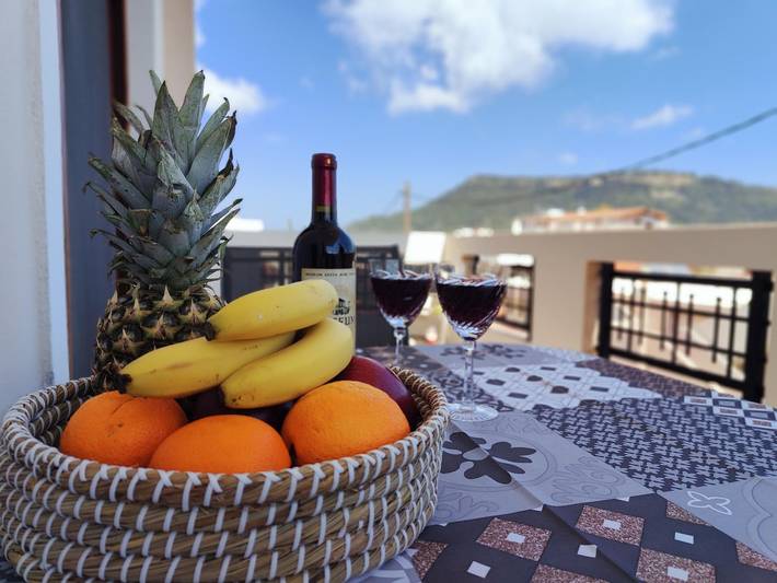 Ferienwohnung für 4 Personen, mit Balkon und Terrasse