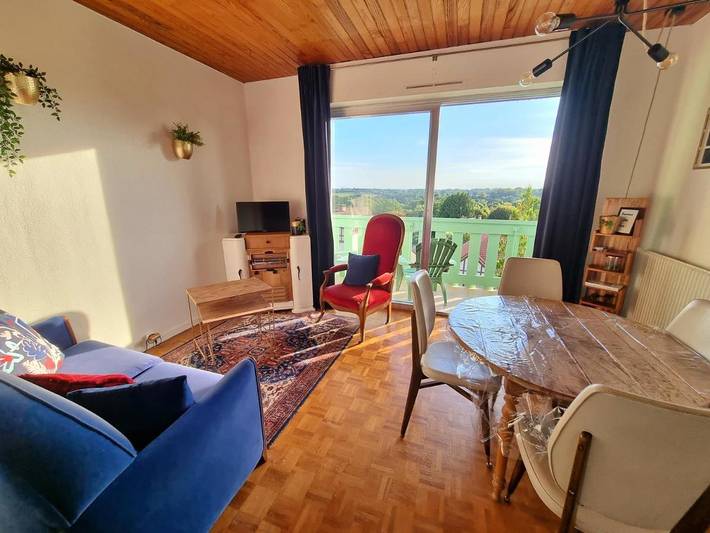 Gîte pour 4 personnes, avec Balcon ainsi que Terrasse et Vue à Bagnoles-de-l'Orne - 3