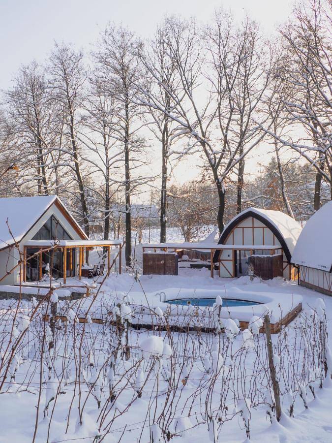 Vakantiepark voor 7 personen, with whirlpool and sauna as well as tuin and zwembad in Polen