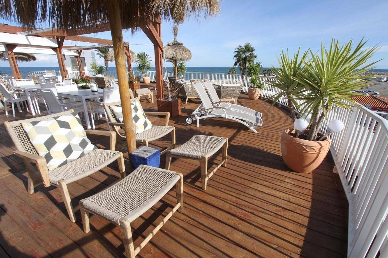 Appart’hôtel pour 3 personnes avec terrasse in Saint-Cyprien-Plage, Saint-Cyprien