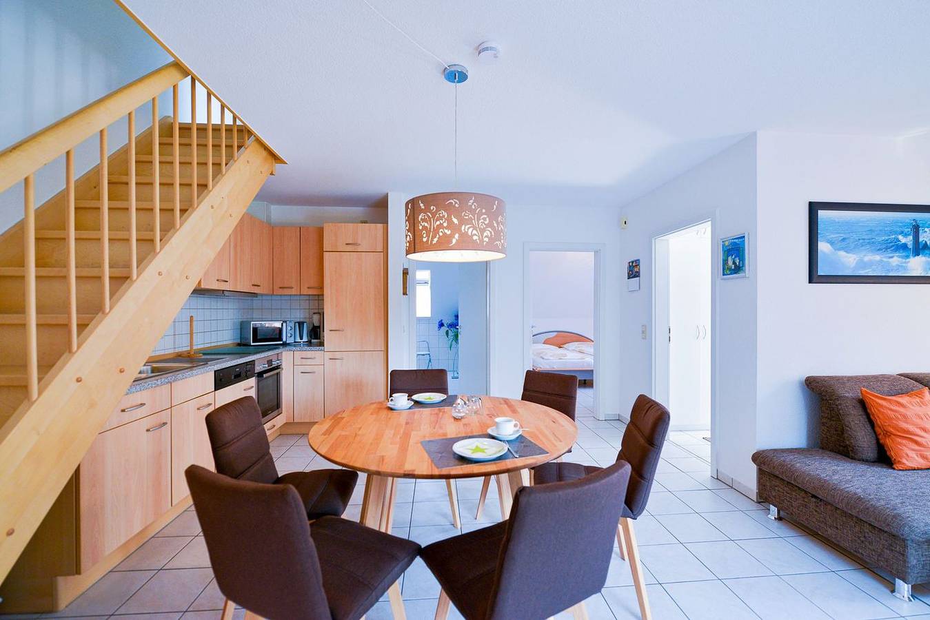 Ganze Wohnung, Ferienwohnung Cuxhaven-Sahlenburg mit Südbalkon nahe Nordsee in Sahlenburg, Cuxhaven