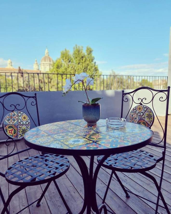B&B für 2 Personen, mit Ausblick und Terrasse, mit Haustier in Catania