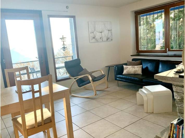 Ferienwohnung für 4 Personen, mit Terrasse und Garten sowie Ausblick und Seeblick in Locarno - 3