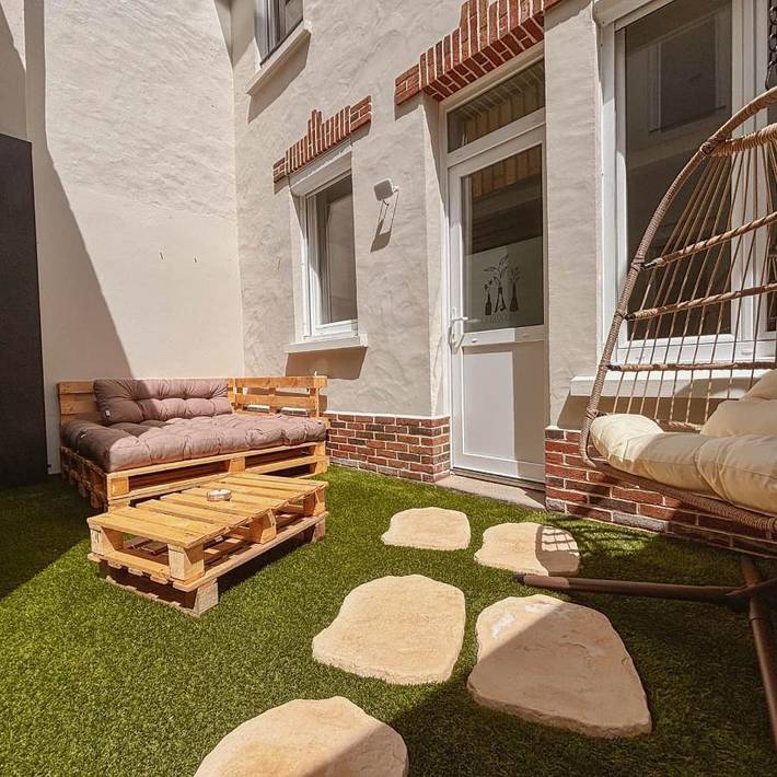 Maison de vacances pour 2 personnes, avec jardin et jacuzzi