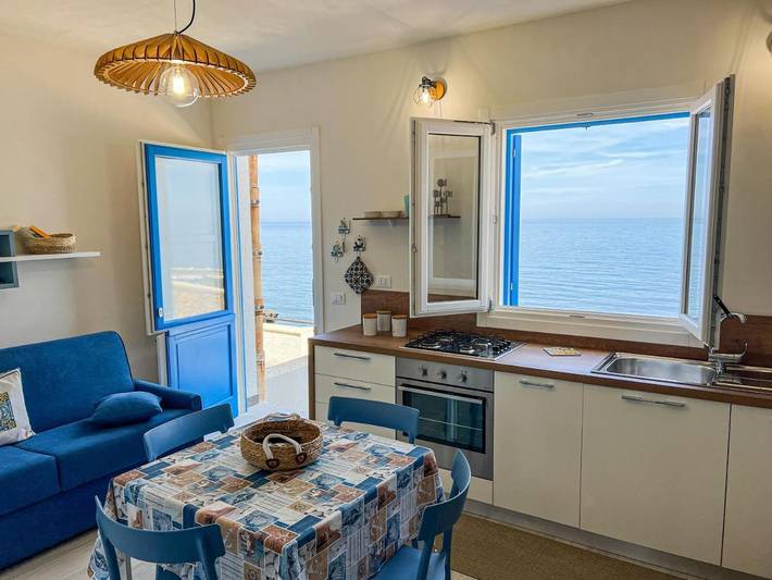 Location de vacances pour 4 personnes, avec vue et terrasse à Marettimo - 4