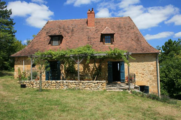 Casa de vacaciones 'Les Essarts, La Ferme' con piscina, terraza privada y Wi-Fi in Plazac, Périgord Noir