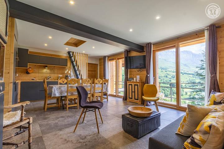 Chalet pour 6 personnes, avec jardin à Albiez-Montrond