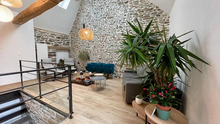 Maison de vacances pour 6 personnes, avec Vue à Genêts