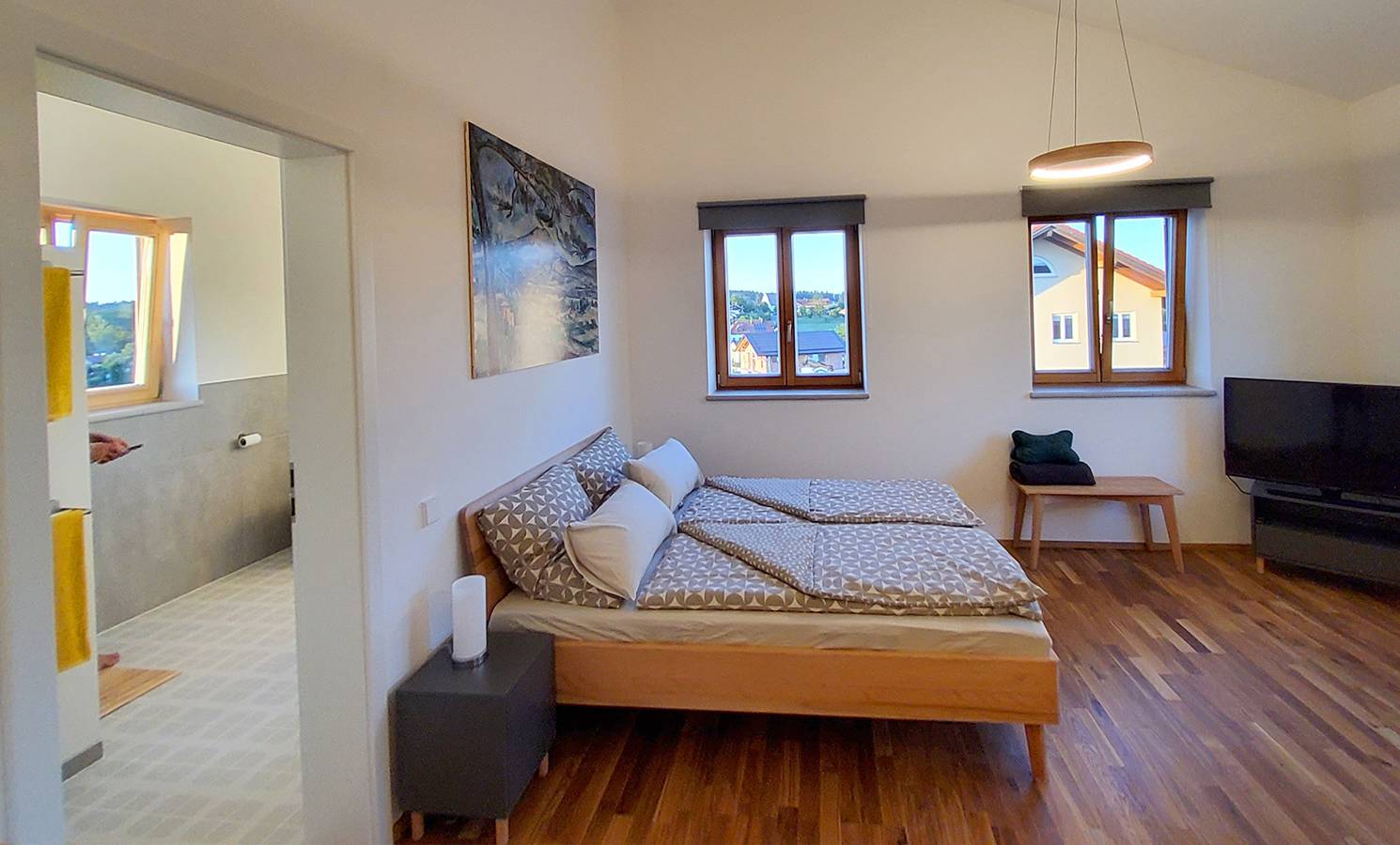 Ganze Ferienwohnung, Ferienwohnung zur Keramikwerkstatt in Babensham, Landkreis Rosenheim