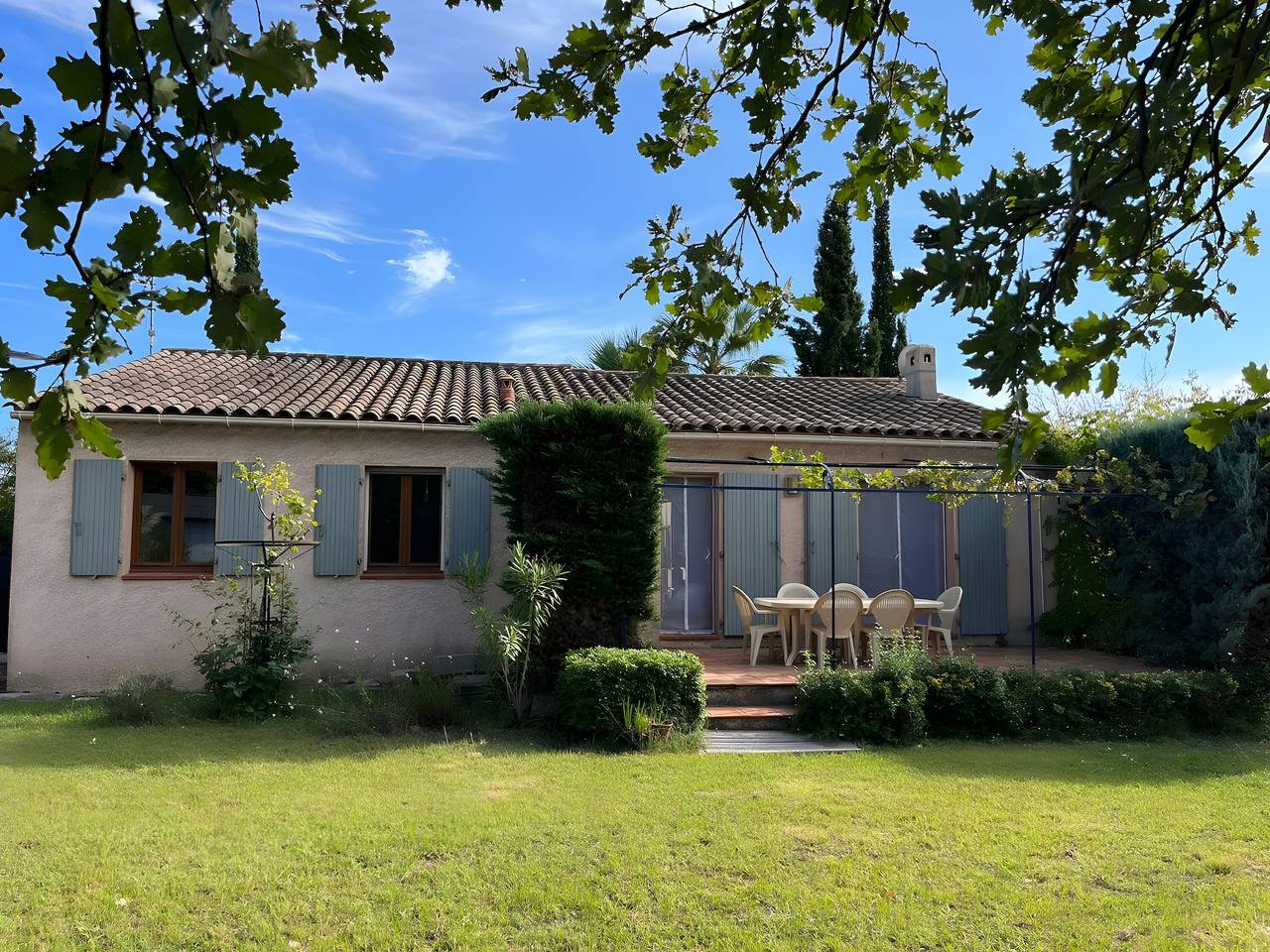 Ferienhaus 'Villa 3 Palmiers' mit privatem Pool, Wlan und Klimaanlage in Frejus, Draguignan Region