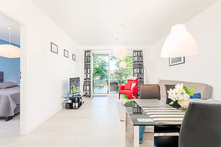 Ferienwohnung für 4 Personen, mit Garten und Sauna sowie Balkon, mit Haustier in Kolberg - 4