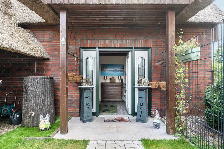 Appartamento intero, Appartamento 'Lütt Stuv' con terrazza privata, giardino comune e Wi-Fi in Fockbek, Circondario di Rendsburg-Eckernförde
