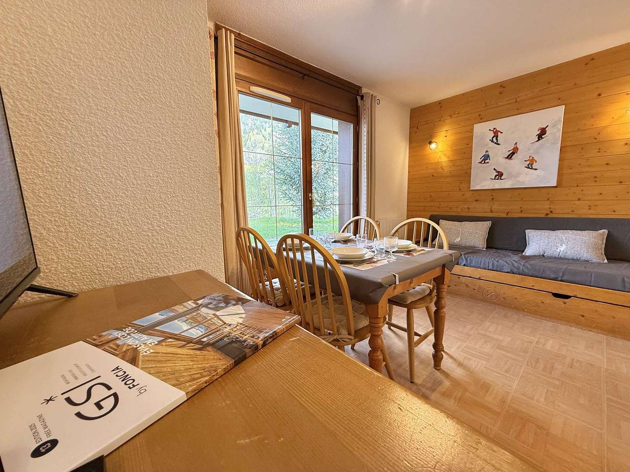 Appartement entier, Appartement chaleureux à Flumet avec accès direct aux pistes in Flumet, Région d'Albertville