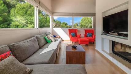 Villa in Cala Vedella, Sant Josep de sa Talaia für 8 